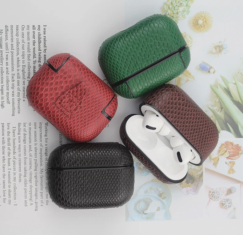 

ICCKER Leather Case Cover For AirPods 3 Pro Luxury Retro Leather Protective Case for Apple AirPods 3 Bluetooth Earphone