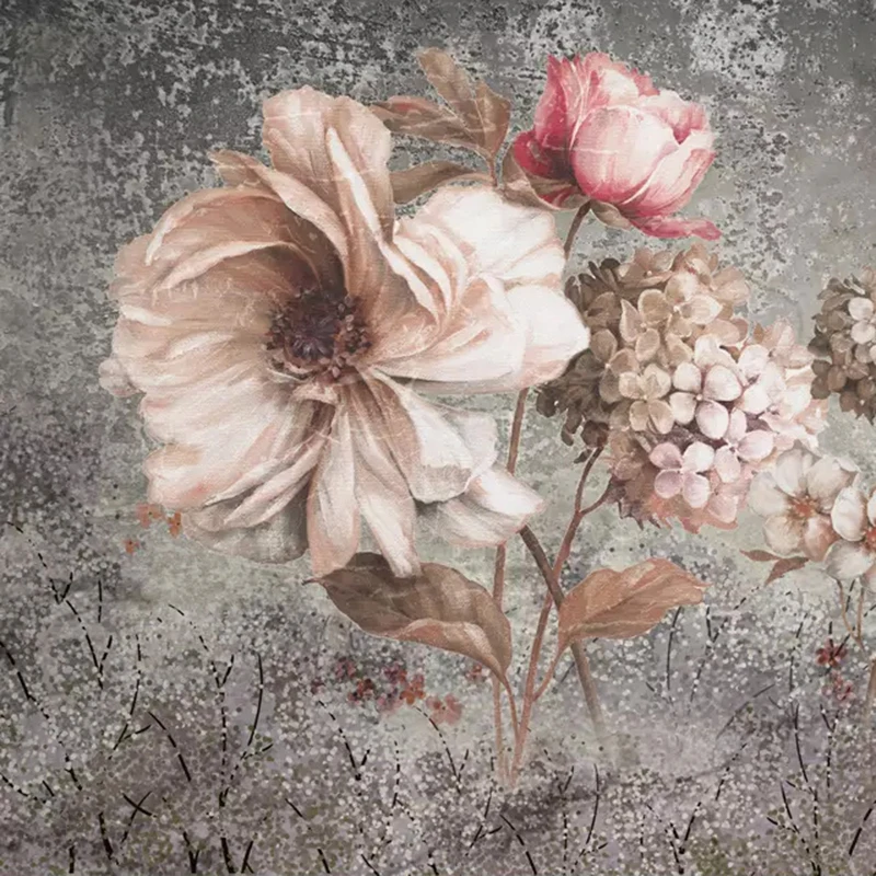 Пользовательские Настенные обои Европейский стиль винтажная картина маслом