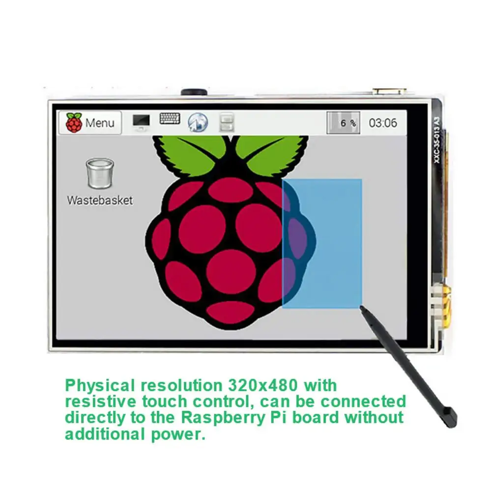 Сенсорный экран 3 5 дюйма дисплей с разрешением 320X480 TFT-монитор ЖК-дисплей чехлом