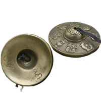 buddhism supplies instruments instruments nepal hand carved auspicious eight diagram ding ring finger cymbals