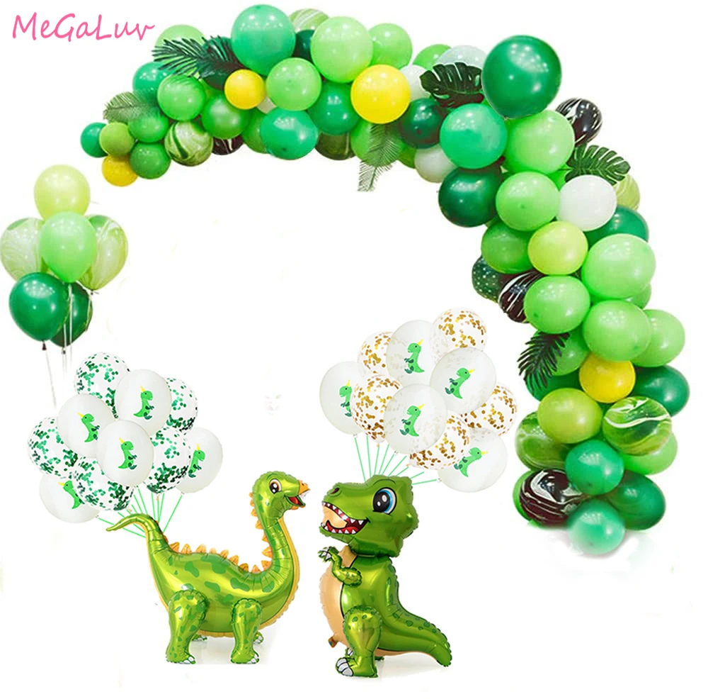

11pcs Dinosaur Latex Balloons Kids Birthday Dino Foil Ballons Jungle Party Theme Decoration Globos Baby Shower Party Supplies