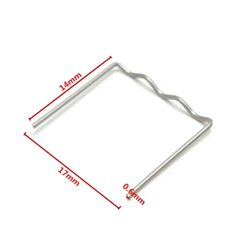

Hot Flat Staples Stapler Staples 0.6mm 100pcs Bumper Flat For Car Auto Pre-Cut RS16