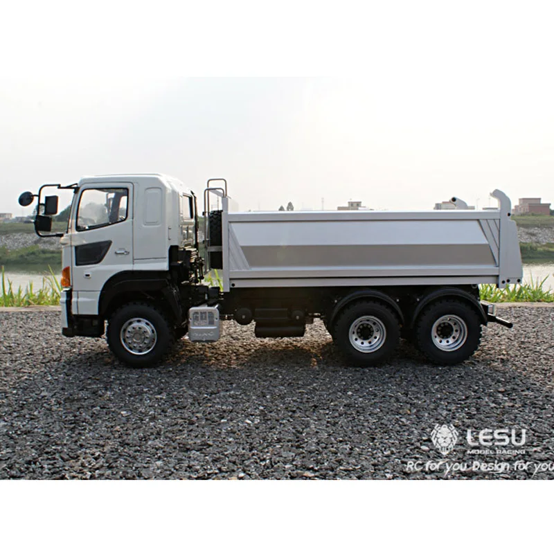 LESU 1/14 HN 6*6 RC гидравлический самосвал двигатель ESC радио DIY Tmy модель