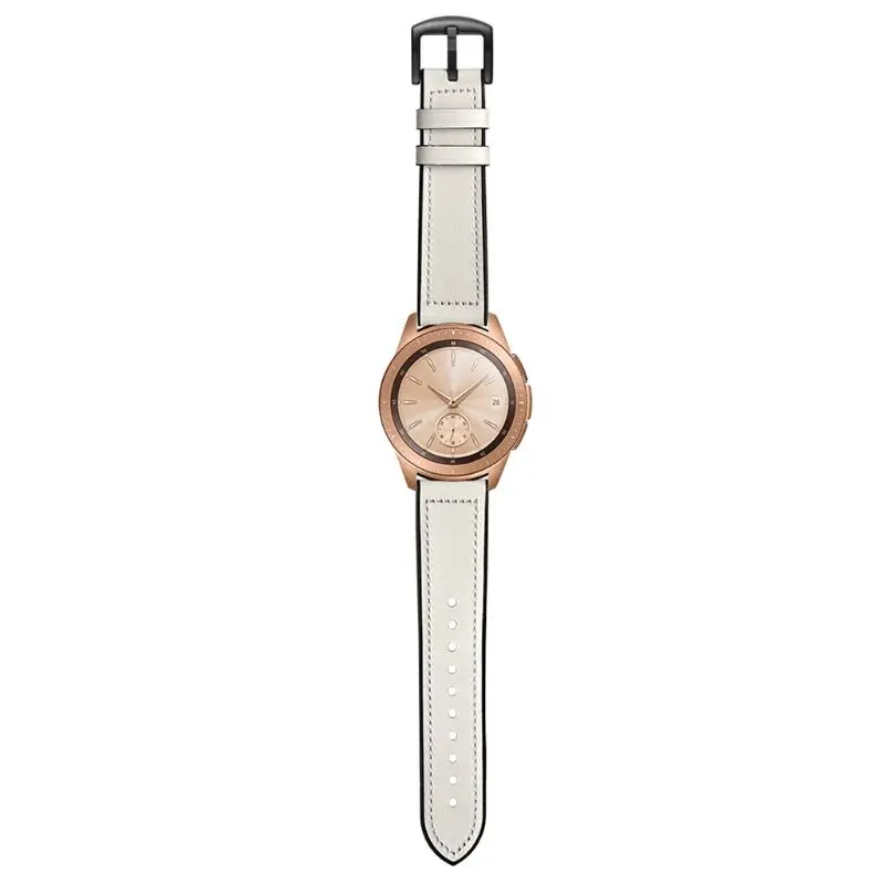 20 мм/22 мм Натуральная кожа ремешок на запястье, наручные часы для samsung Galaxy Watch 42/46 мм