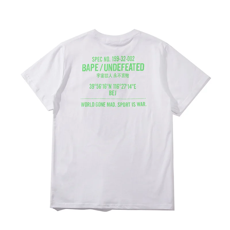 

BAPE summer new ape-man head printed cotton T-shirt couple Japanese tide brand high-quality short-sleeved T-shirt