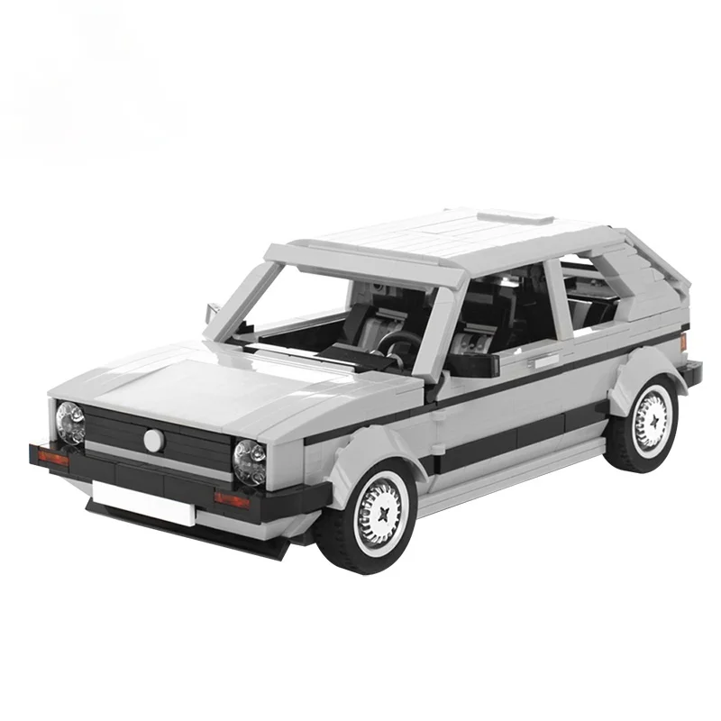 

Конструктор гоночный MOC серии MK1 для мальчиков, игрушка «сделай сам», совместима с суперавтомобилем, желто-серый
