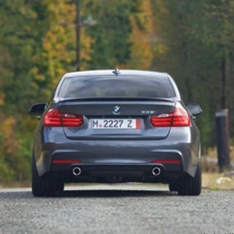 Автомобильный задний спойлер F30 F80 M3 из матового углеродного волокна для BMW 2015