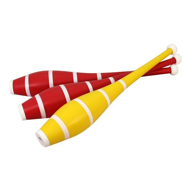 

3 Pcs/Set Juggling Pins Professional Juggling Clubs Sticks Outdoor Fitness Tools Clown Stage Performance Props Kids Toy Sports