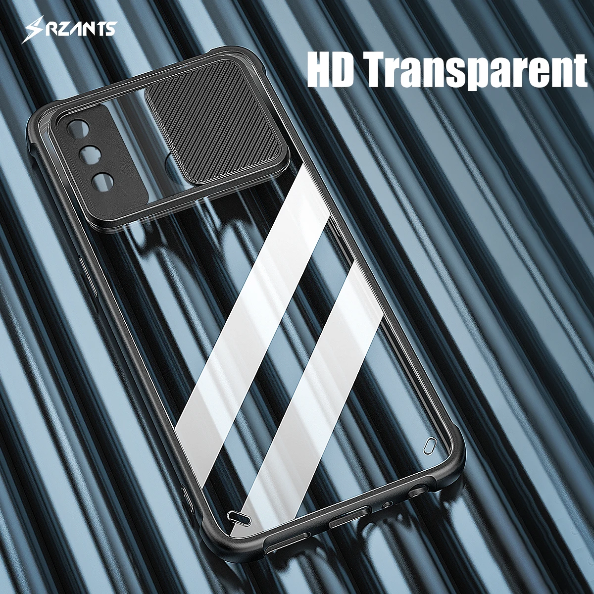 

Rzants For Tecno Spark 6 Go Spark 6 Air Case [Lens Protection] Slim Crystal Clear Cover Double Soft Casing
