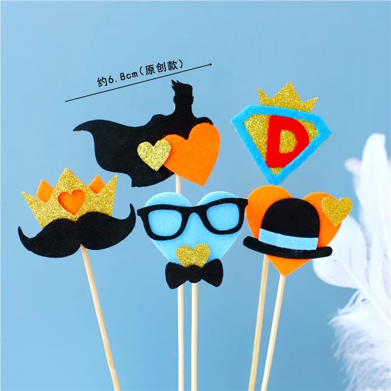 День отца лучшая папочка акриловый торт Топпер для папы Рождения украшения