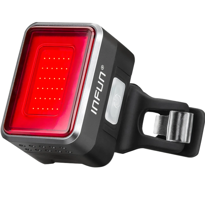 

INFUN Bicycle Taillight Rear Light Bike Automatic Brake Induction road MTB Cycling Charge LED Safety Running Lamp F50