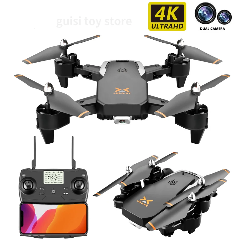 

2021 Новый S60 Pro Drone с 4K HD двойной Камера Широкий формат WI-FI FPV GPS 5G WI-FI Квадрокоптер с камерой с дистанционным управлением Дрон высоты держать Дро...