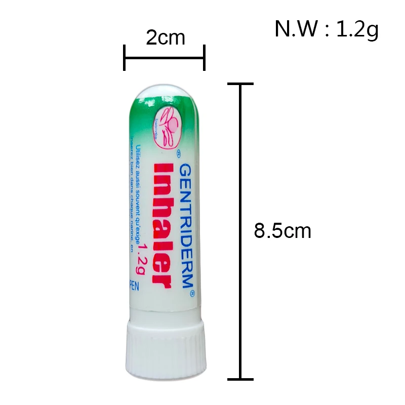 

4Pcs Refresh Mint Poy Sian Nasal Inhaler Thailand Siang Mint Cylinder Rhinitis Cold Headache Congestion Relief Nose Ointment