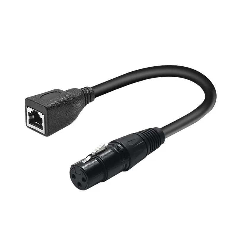 XLR для RJ45 Canon сети папа мама двойной 6 5 мм Мужской микрофонный усилитель гитара