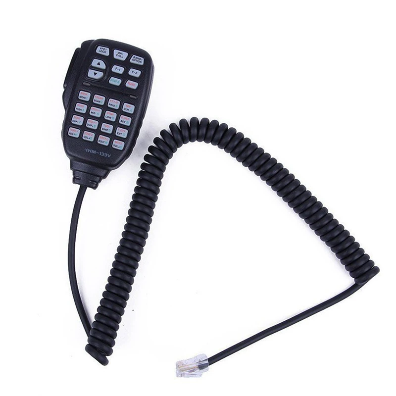 2 шт. микрофон: 1 HM 133 микрофон ручной плечевой для Icom Radio IC 207H 880H и DTMF MH 48A6J