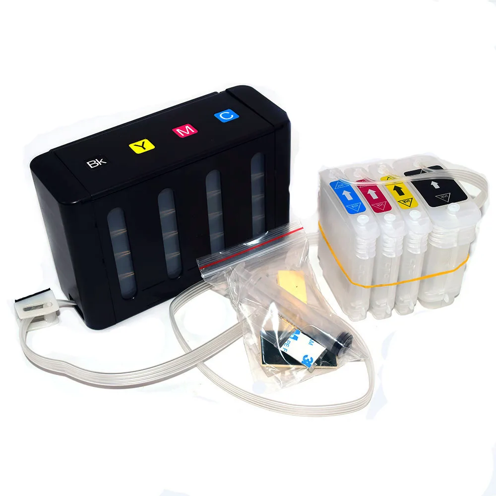 4 цвета Bulk Ciss Ink Системы для HP 10 11 Designjet 100 110 70 принтер с чипами автоматического