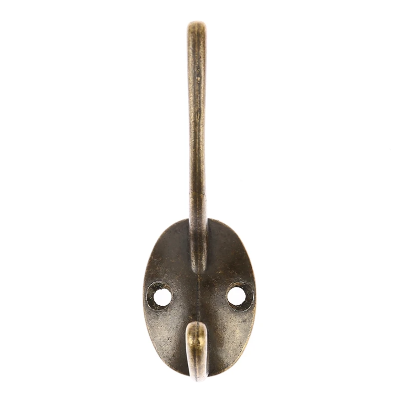 

1Pcs Cloth Hook Hanger Metal Wall Hanging Hook Vintage Bronze Hook Rustic Key Coat Bag Hat Hanger Rustic Robe Hooks