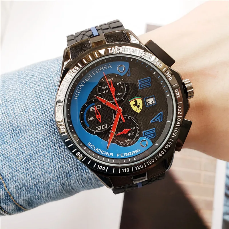 

2021 Classic Luxury brand men's watch Casual Fashion Cool Business Quartz Wristwatch Stainless Steel Watches Reloj de cuarzo