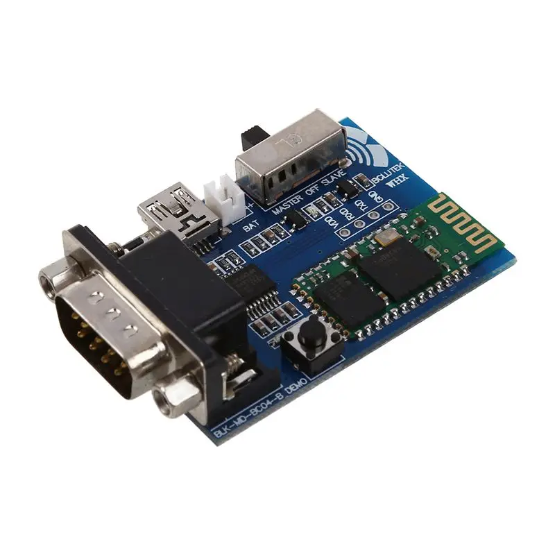 Горячий RS232 5V Bluetooth последовательный адаптер связи мастер-Slave модули мини USB |