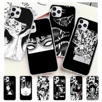 japanese horror comic tomie transparent phone case cover for samsung galaxy a51 a71 s20 s10e s8 s7 s9 s10 plus