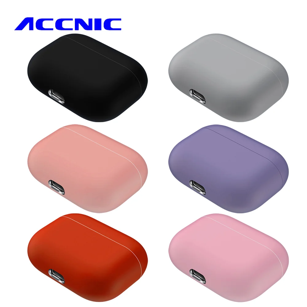 ACCNIC для Apple AirPods Pro 2019 мягкий силиконовый защитный чехол Airpod 3 поколения Bluetooth
