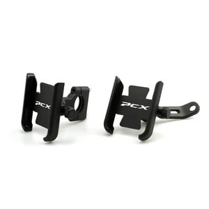 for honda pcx150 pcx125 pcx 125 pcx 150 motorcycle accessories cnc handlebar mobile phone holder gps stand bracket free global shipping