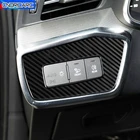 Декоративная панель управления фарами для стайлинга автомобилей, отделка из нержавеющей стали для Audi A6 C8 2019 LHD, аксессуары для интерьера