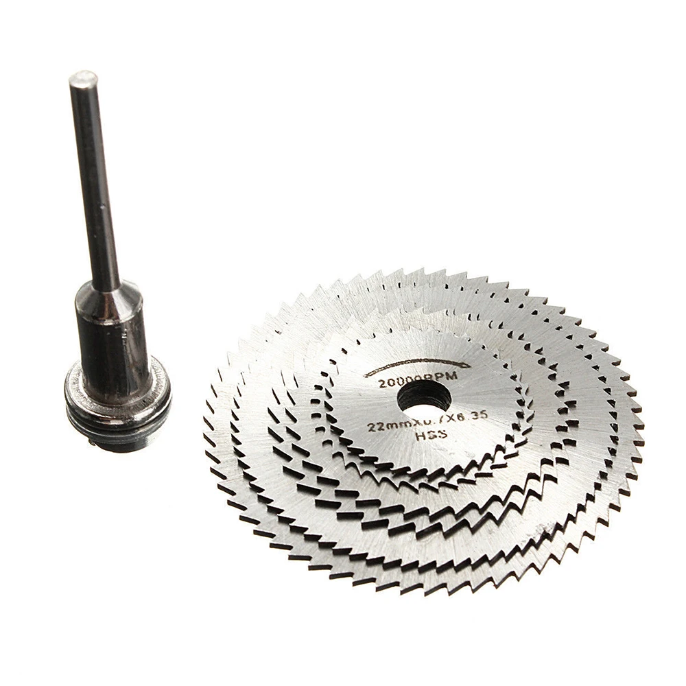 7 шт набор Мини HSS пильный диск для вращающихся инструментов Dremel огненный резчик