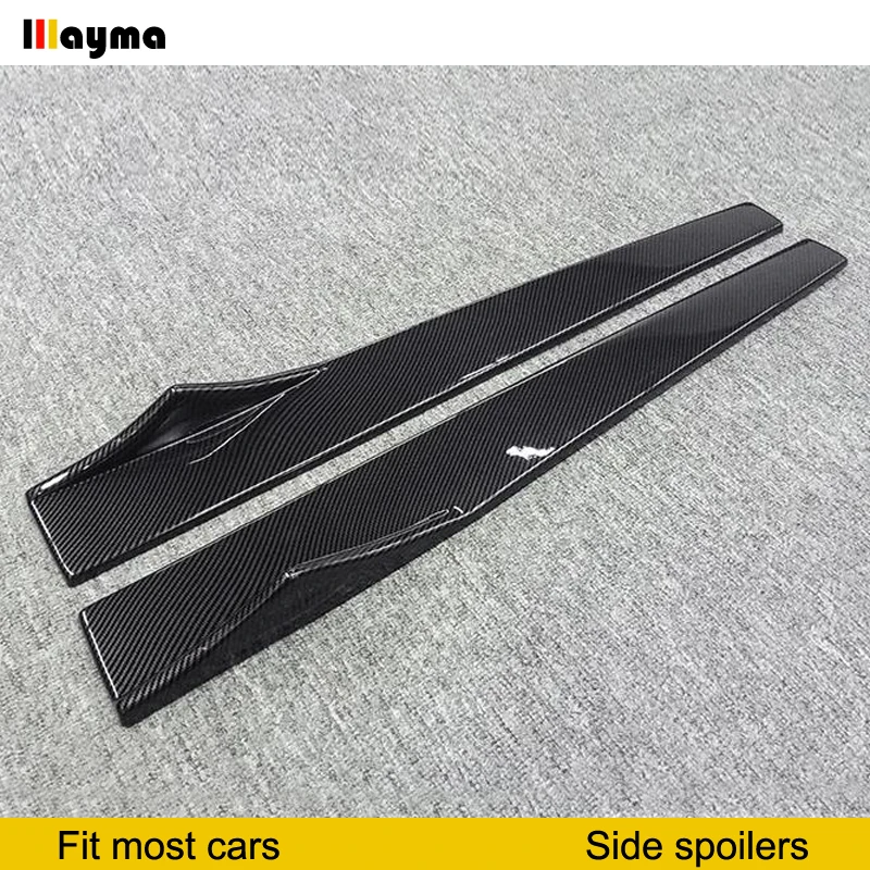 Боковые юбки из углеродного волокна для BMW E87 E90 F20 F30 F32 F36 Mercedes C200 C300 A250 CLA Audi A3 A4 A5 A6 A7