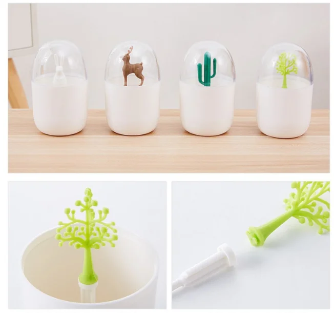 

Creative Dustproof Cotton Swab Bud Holder Dispenser Organizer Storage Box Exotic