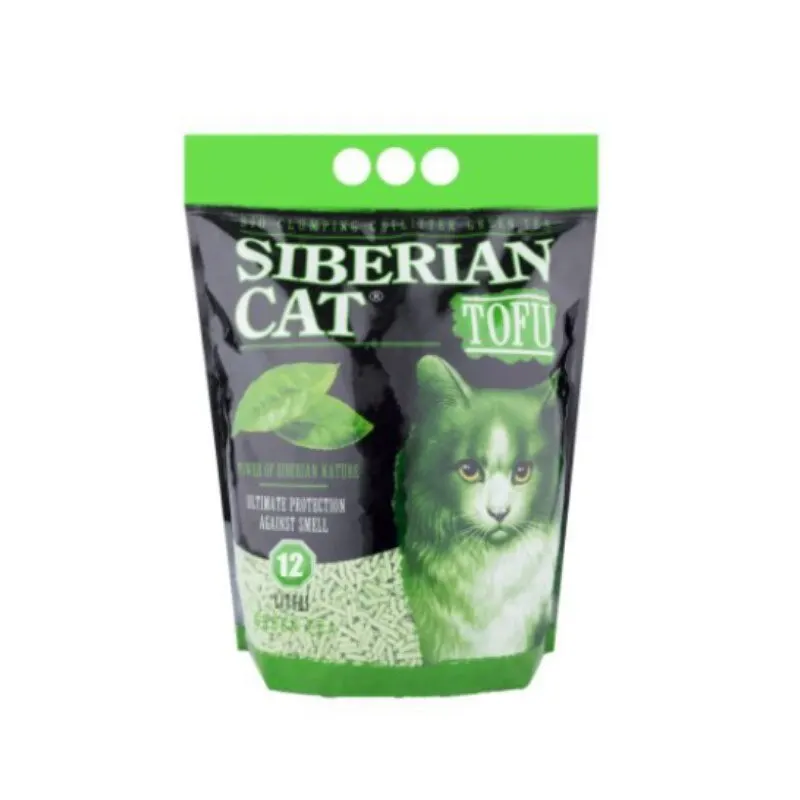 Наполнитель Сибирская Кошка &quotТофу Зеленый чай&quot 12л | Дом и сад