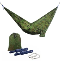 camping hammock lightweight portable parachute nylon hammock swing for travel backpackingbeachyard and outdoor survival