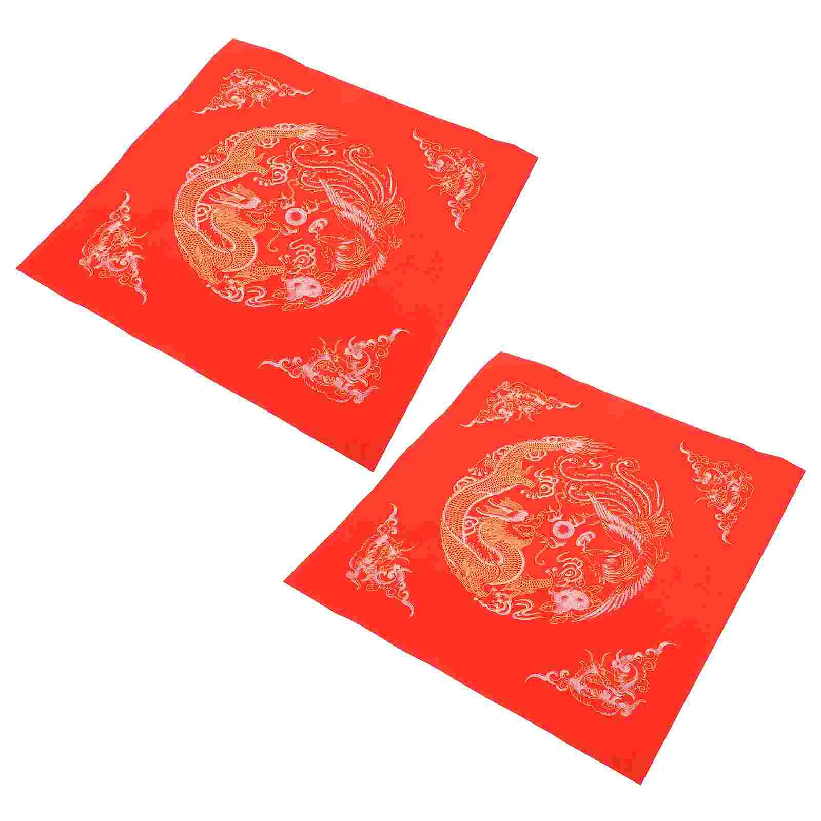 

40 шт., чистые бумажные буквы фу, чистые бумажные красные китайские новогодние принадлежности Xuan