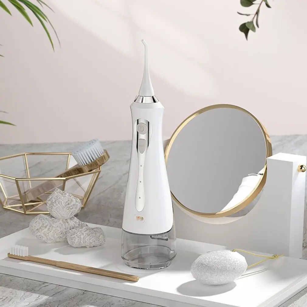 

Oral Irrigator Electric Dental Flusher Teeth Washing Machine Household Portable Dental Flosser Water Floss With 4 Heads