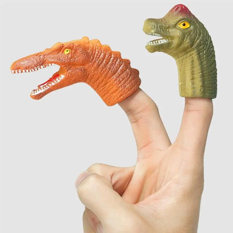 5 шт./компл. миниатюрные пальчиковые игрушки ручная кукла динозавр фигурки героев