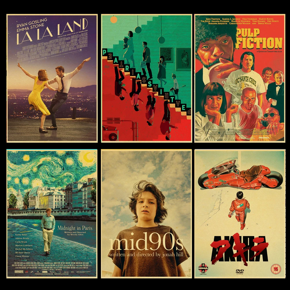 

Vintage Movie Poster Metal Tin Sign Classic Film Decorative Plaques Bar Pub Bedroom Wall Signs Decor Garage Art Plate Paintings