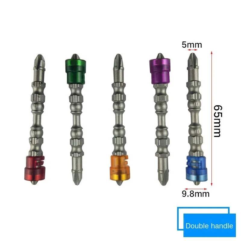 

5PCS Electric Screw Driver Set Tools 65L Double Head Magnetic Driver Cross Drill Set Screwdriver Bit For Power Tools Home DIY