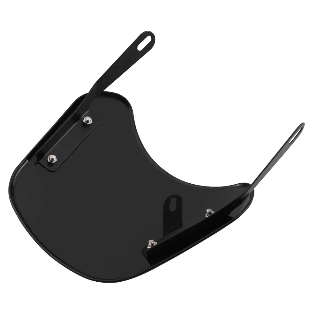 Ретро Черный лобовое стекло компактный спортивный козырек от ветра для Harley Yamaha