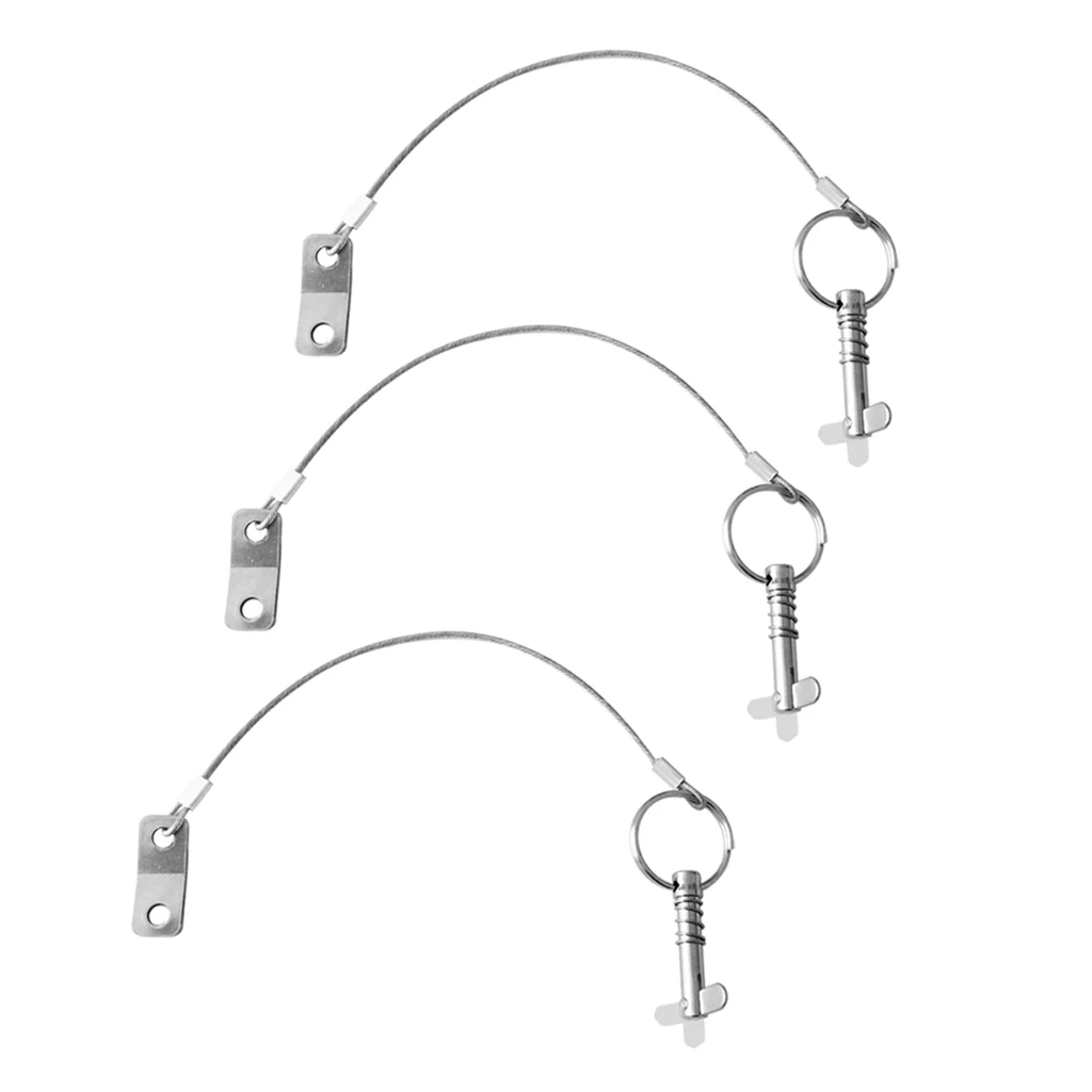 Bimini лодка Топ палуба шарнир Замена быстроразъемный штифт 1/4 &quotw/ремешок Морской
