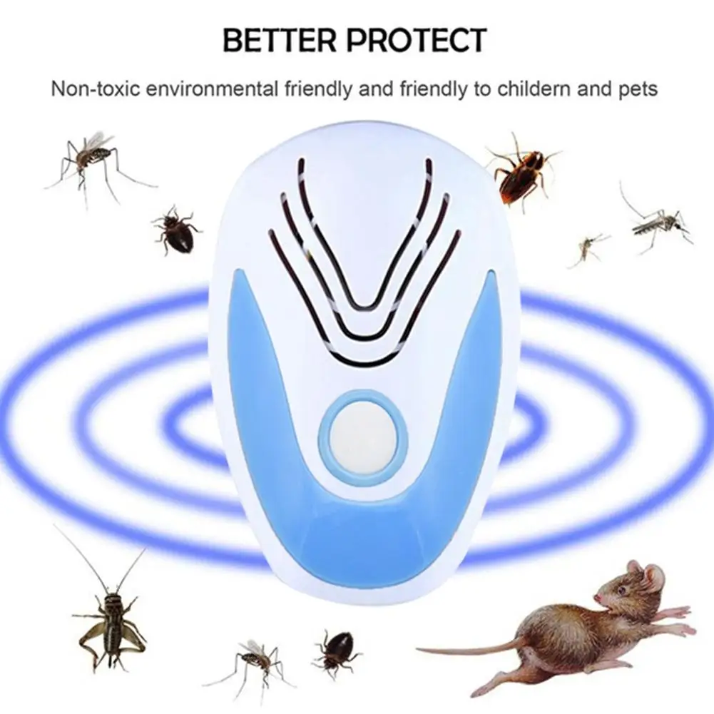 

Electronic Ultrasonic Plug-In Pest Repeller Anti Mice Insect Bugs Home Disruptor