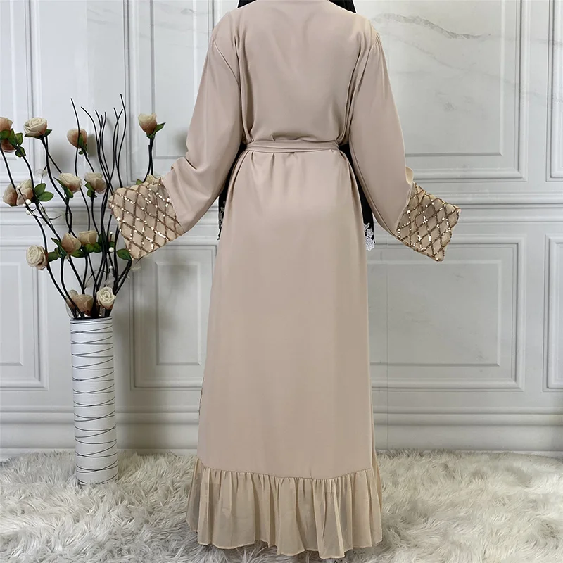 Новое поступление мусульманская мода абайя кимоно высокого качества Дубай Abayas