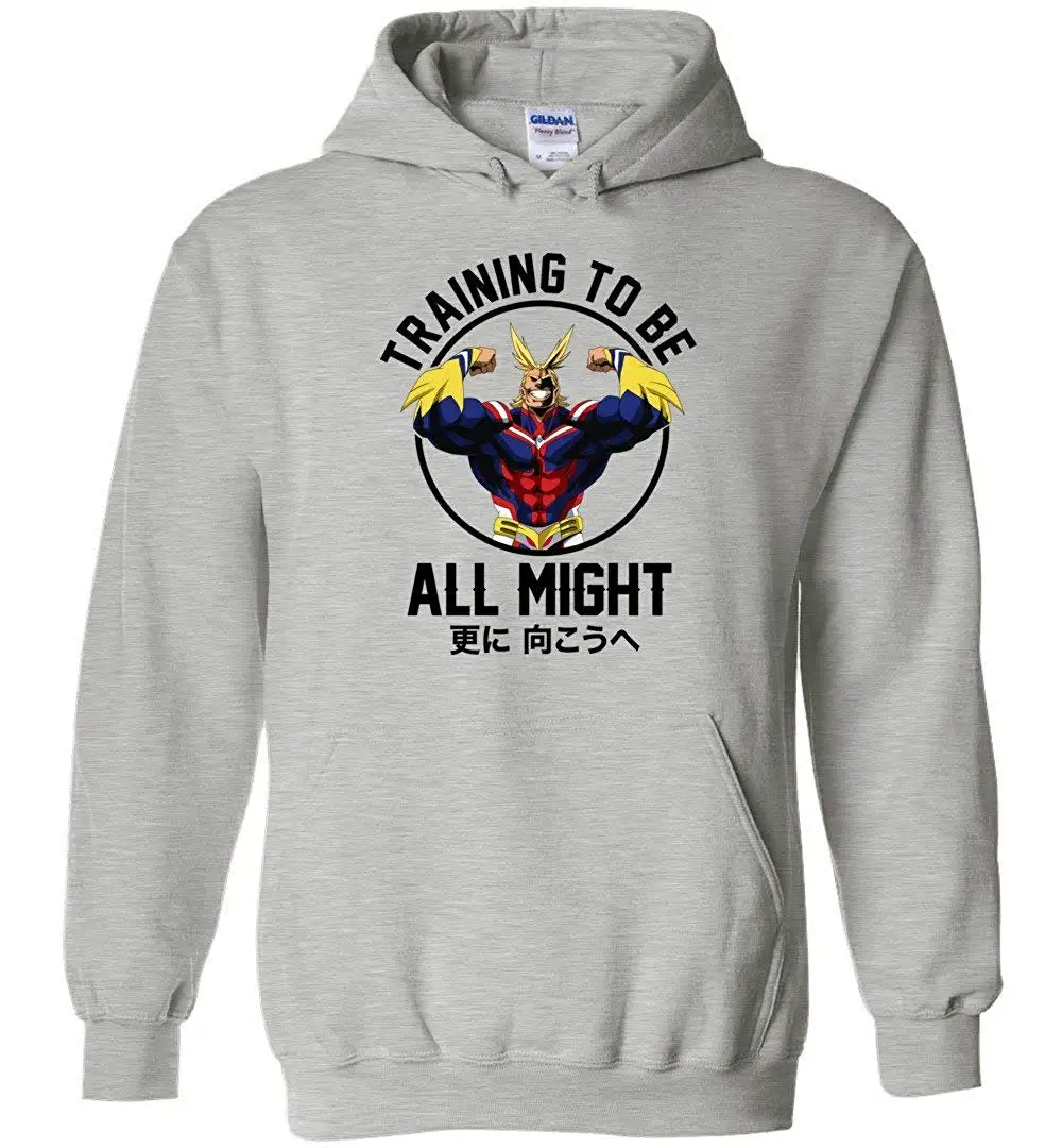 Тренировочный костюм All Might | Boku No My Hero academic Inspired Gym унисекс пуловер с капюшоном для