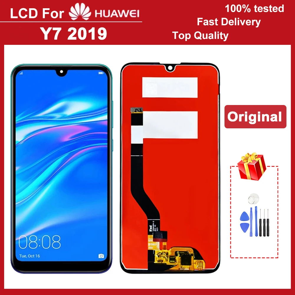 

6.26" Original Y7 Prime 2019 IPS LCD Display for Huawei Y7 2019 LCD touch screen assembly DUB-LX3 DUB-L23 DUB-LX1 Repair Parts