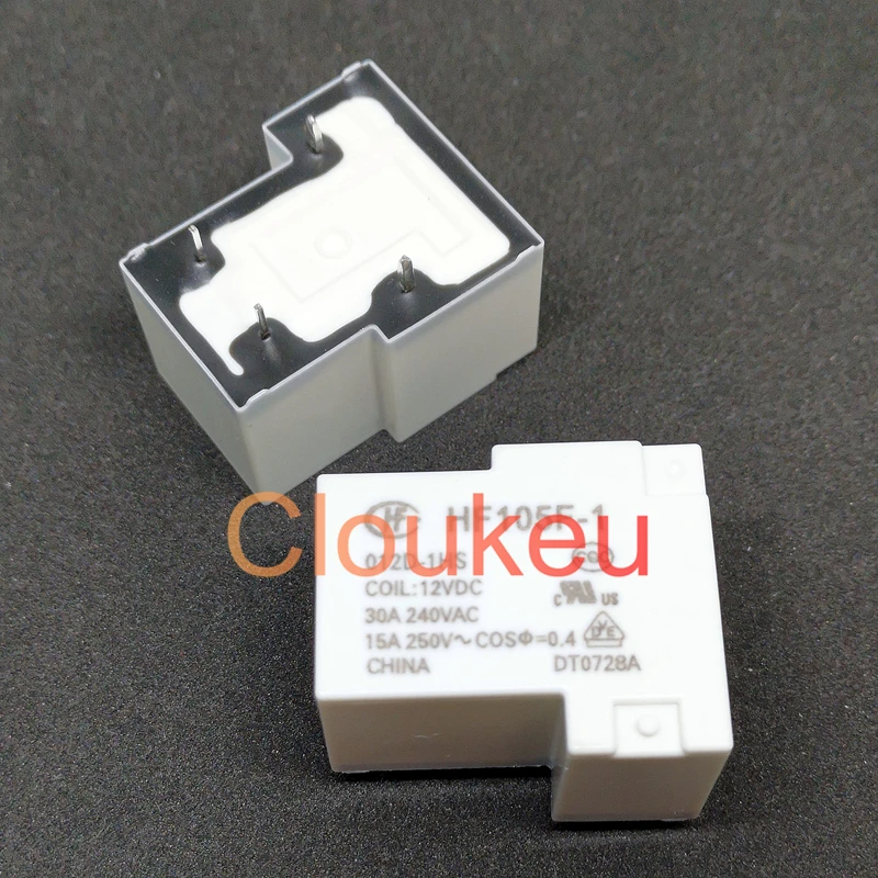 JQX 105F 1 005D 1HS 5 в 30A реле DIP4 HF105F 1HS|Реле| |