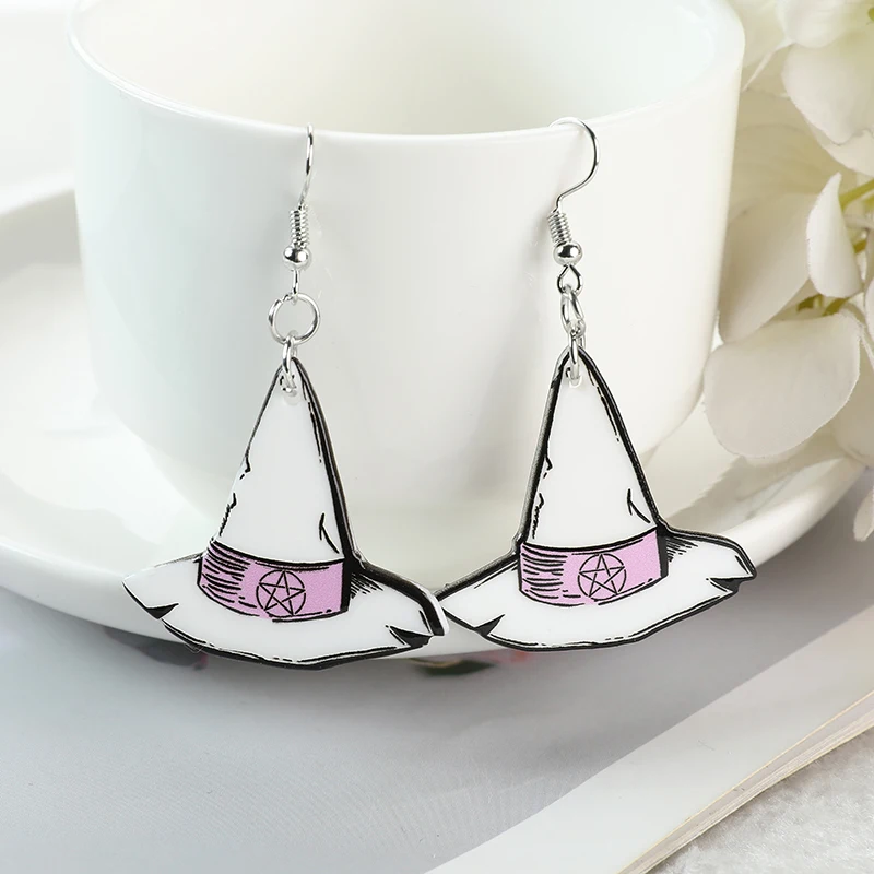 Серьги-подвески для девочек и женщин бижутерия со страшным вызывающим Таро оиджа
