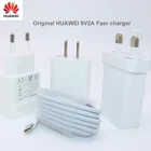 Зарядное устройство QC 3,0 Для Huawei 9 В, 2 А, USB Type-c, для NOVA 3, 3i, 4, honor 9, 8x, p7, p8, p9, p10, p20 lite, mate 7, 8, 9