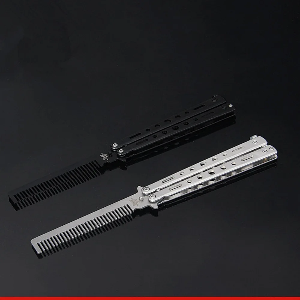 Начинающих бабочка Ножи семь отверстий Бабочка практика обучение все Сталь