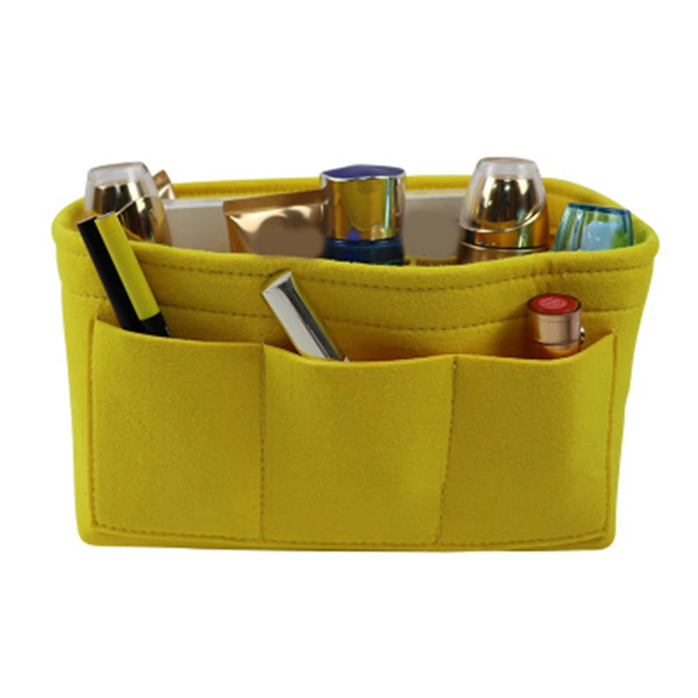 

Purse Organizer Felt Bag Insert Organizer Multi-pockets Detachable Purse New