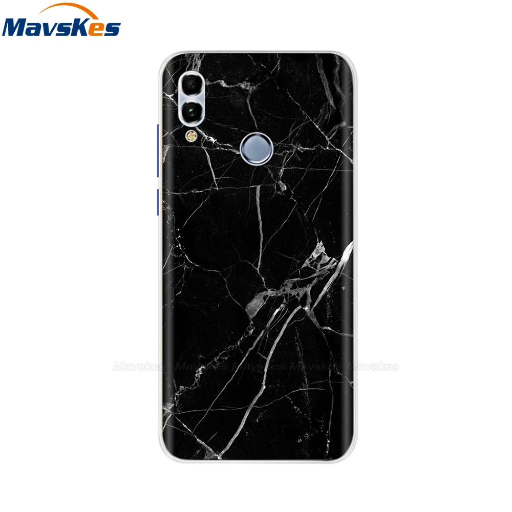 38 Huawei Honor 10 Lite чехол мягкий силиконовый милый ТПУ задняя крышка для Fundas huawei P Smart /Honor 10 удобный телефонный футляр сумки - Цвет: 38