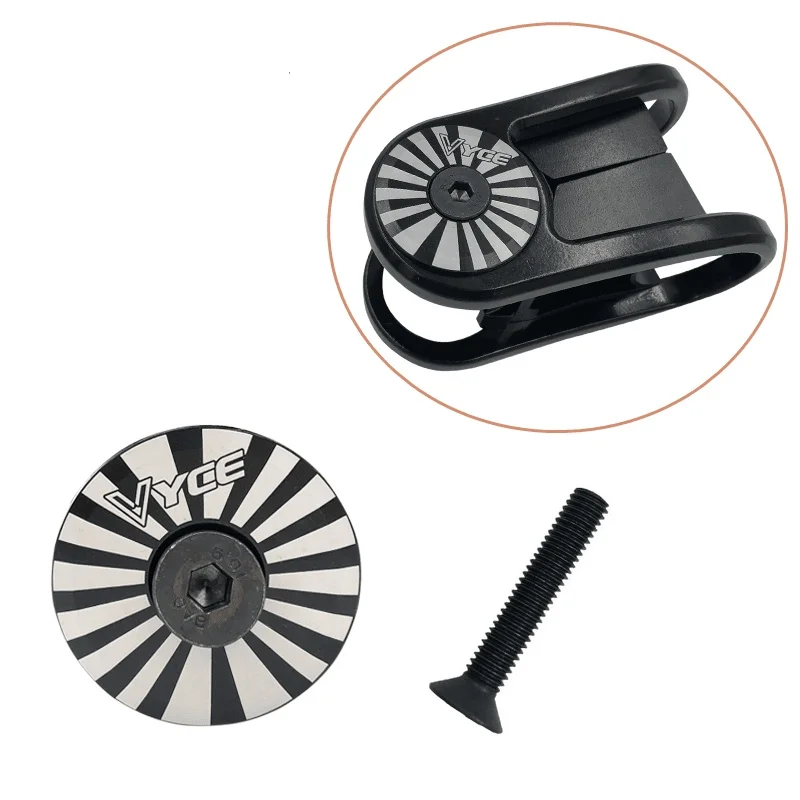 

Aluminum alloy MTB Road Bike Bowl Cover Bicycle Stem Top Cap for 28.6mm Fork Tube Headset Cap Cycling Accessories